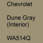 Preview: Chevrolet, Dune Gray (Interior), WA514Q.